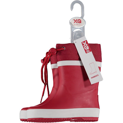 Bottes de pluie enfants - Doublure polaire - Rouge