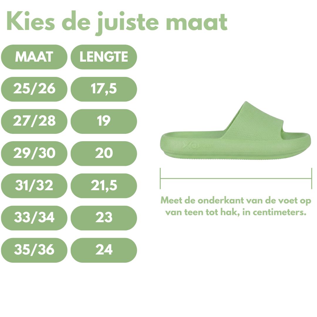 Chaussons enfants - Flops - Vert