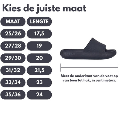 Chaussons enfants - Flops - Bleu marine