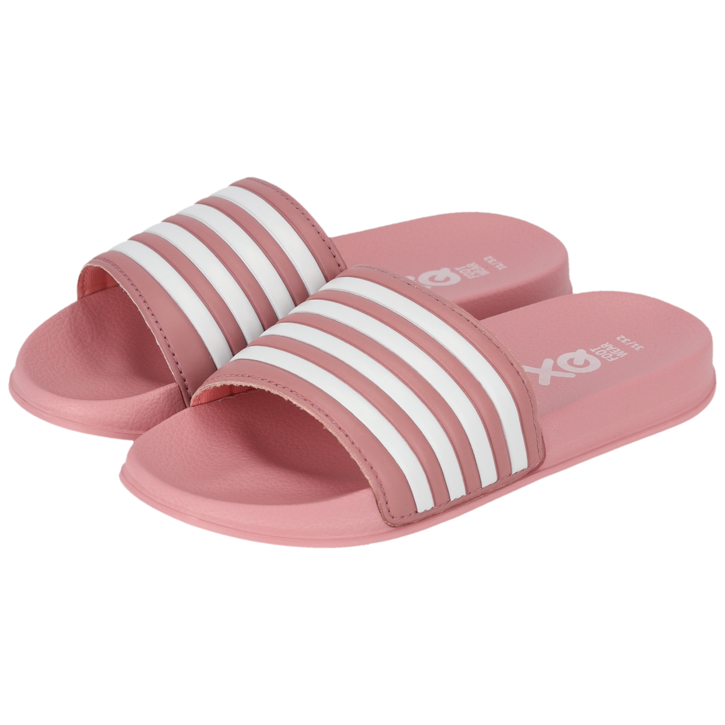 Slippers Kinderen - Unisex - Roze/Wit