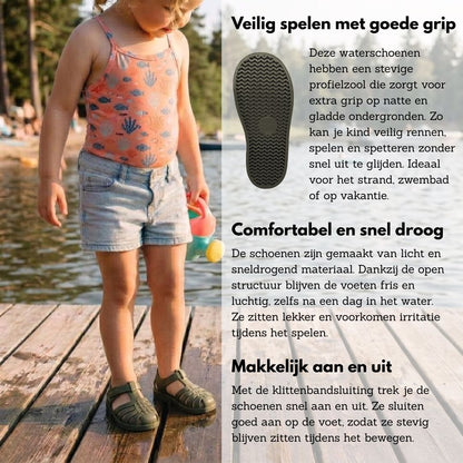 Waterschoenen/sandalen - Kids - Army Groen