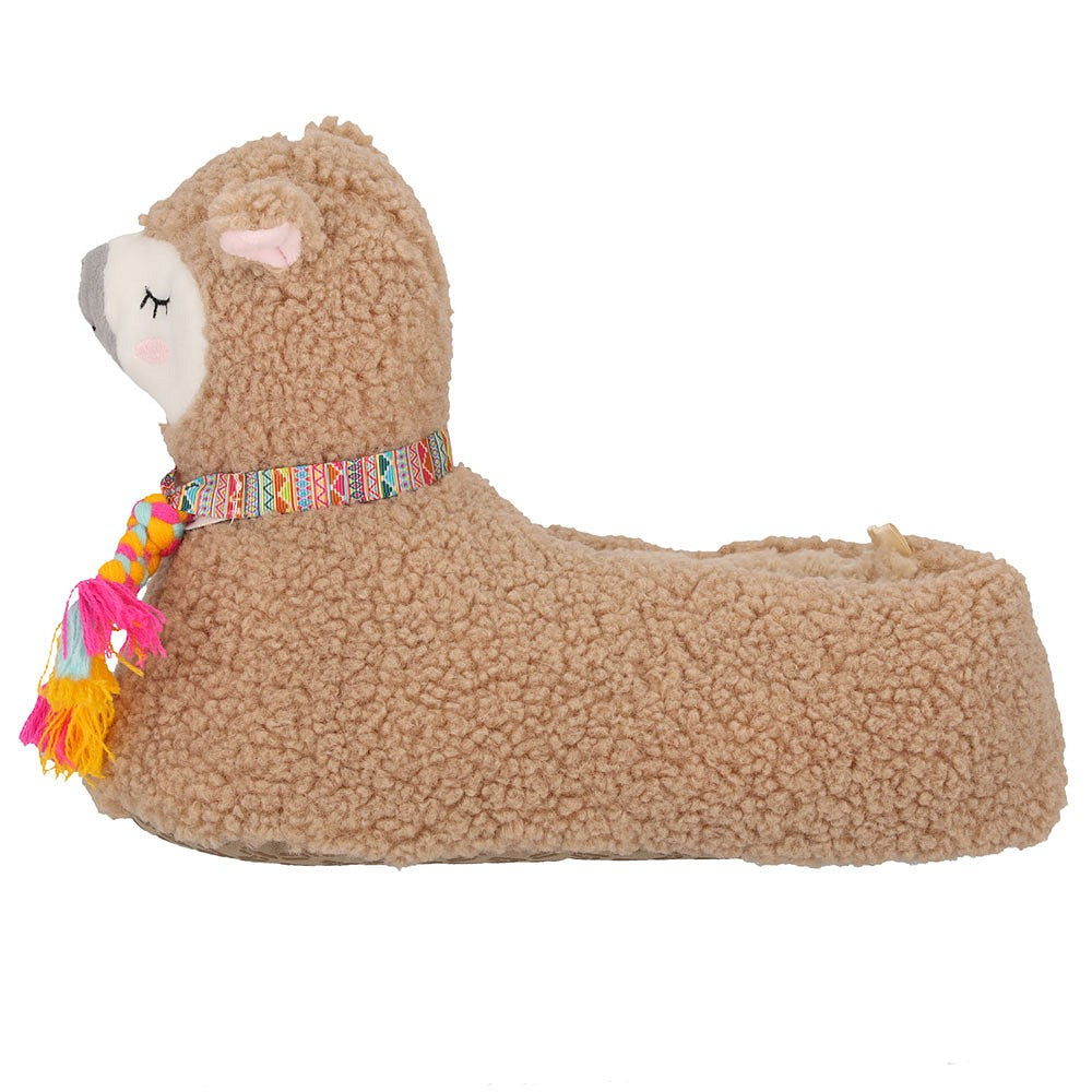 Pantoffels Meisjes - Alpaca - Bruin