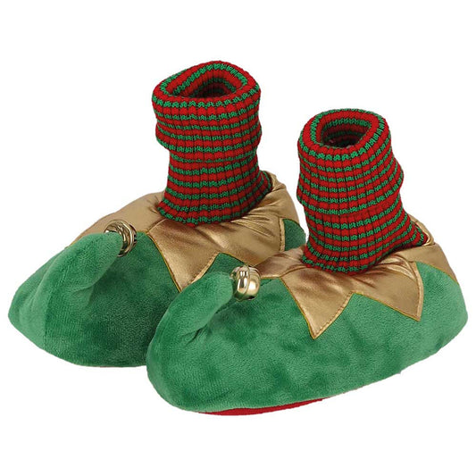Kerstsloffen kinderen elfthema groen – Apollo