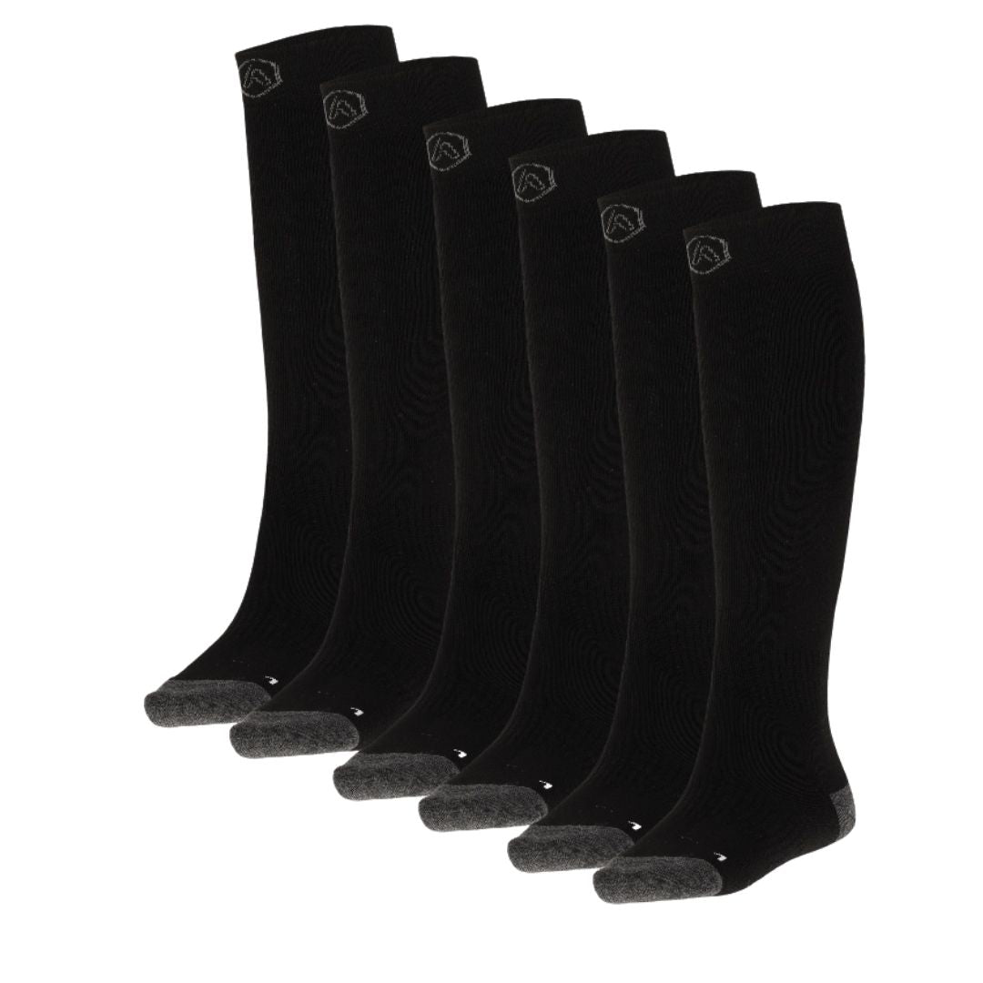 Skisokken Kinderen – Plain – Unisex – 6-Pack