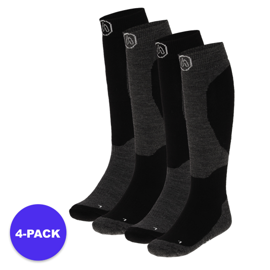 Chaussettes de ski unisexes pour enfants - 4-Pack - Advantage pack