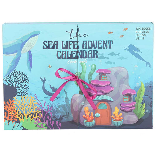 Kerst advent kalender - Meisjes - 12-Paar - Sealife