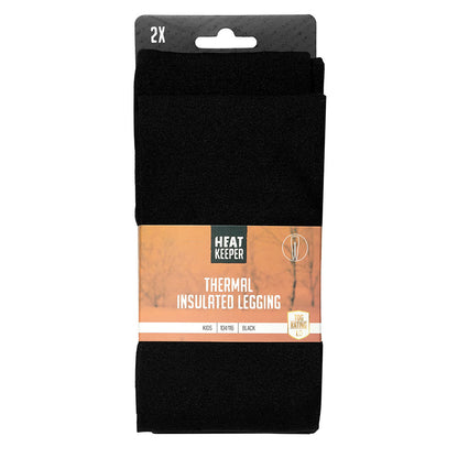 Thermo legging kids - 140/152 - Zwart - 2-Pack (kopie)