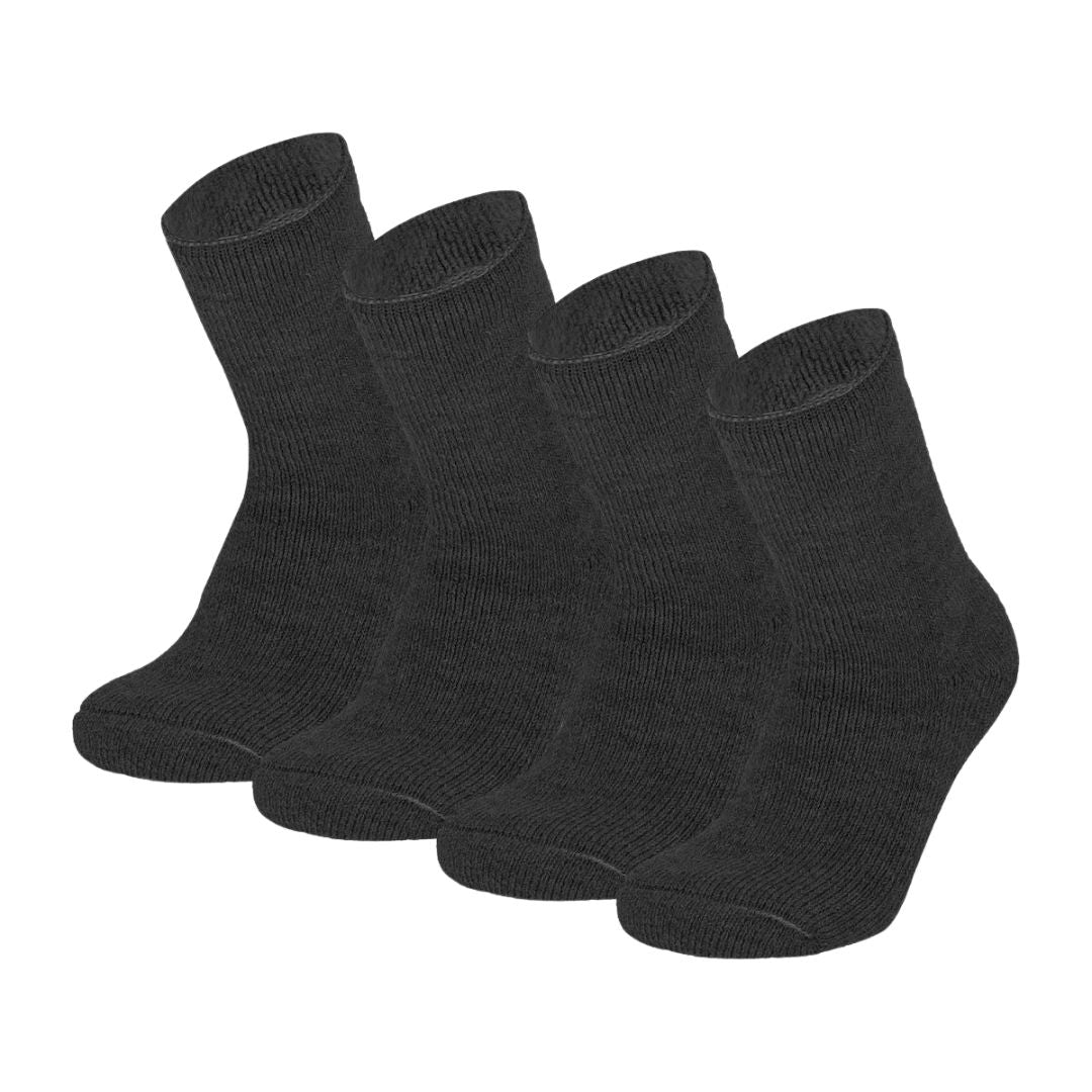 Chaussettes thermo enfants - 4 paires - Taille 31/35