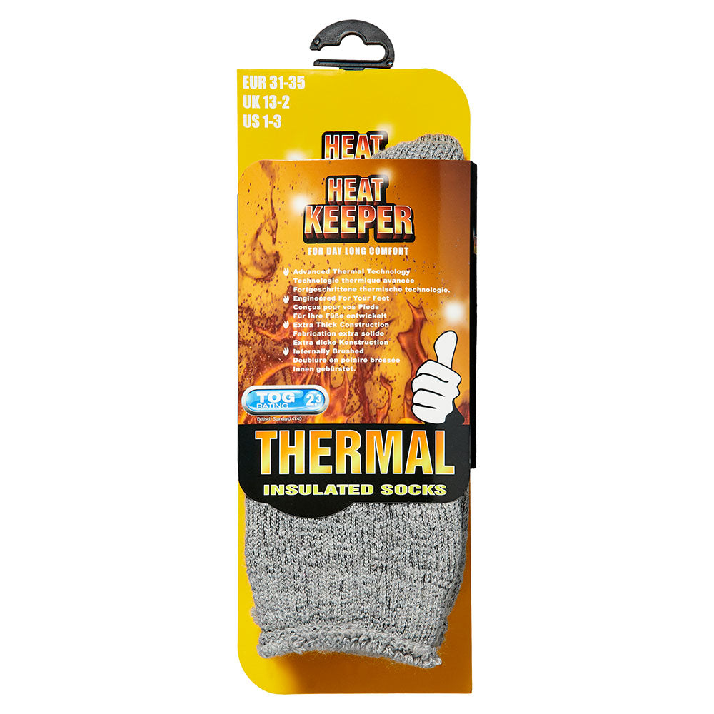 Chaussettes thermo enfants - 4 paires - Taille 31/35