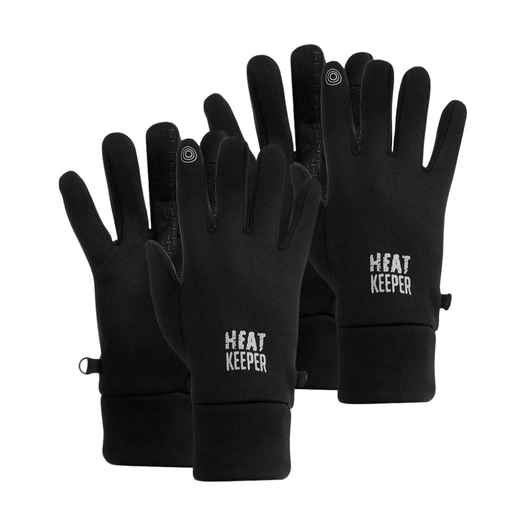 Gants de sport thermo homme - Noir - 1 paire