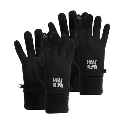 Gants de sport thermo homme - Noir - 1 paire