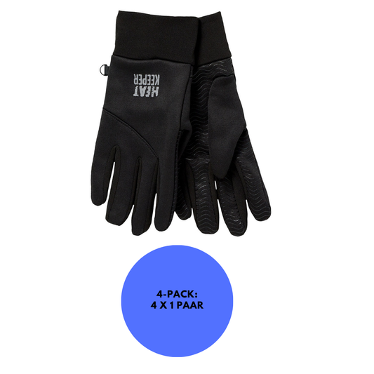 Gants Thermo - Unisexe - Noir - 1 paire