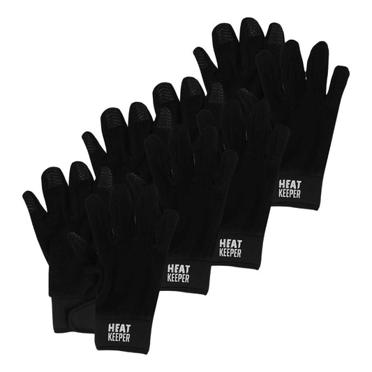 Fleece Thermal Gloves - 4-Pack - Velcro - Unisex