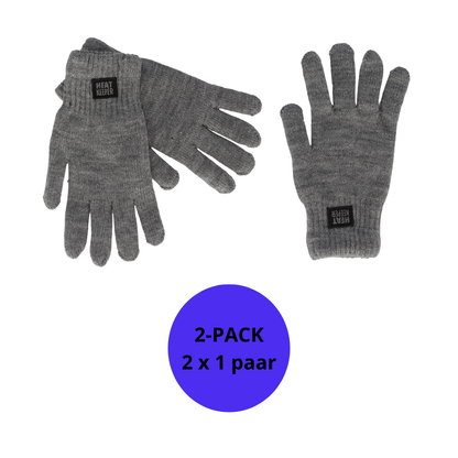 Gants thermo tricotés - Homme - 1 paire