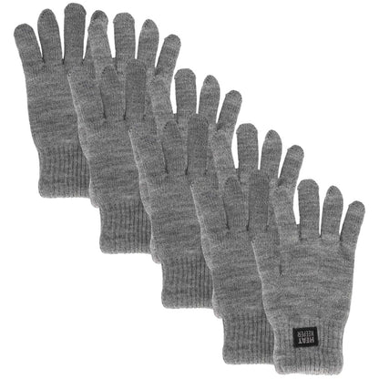 Gants thermo tricotés - Homme - 1 paire