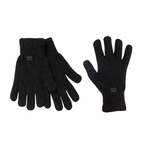 Gestrickte Thermohandschuhe Damen – Chenille – Einheitsgröße – 2 Paar