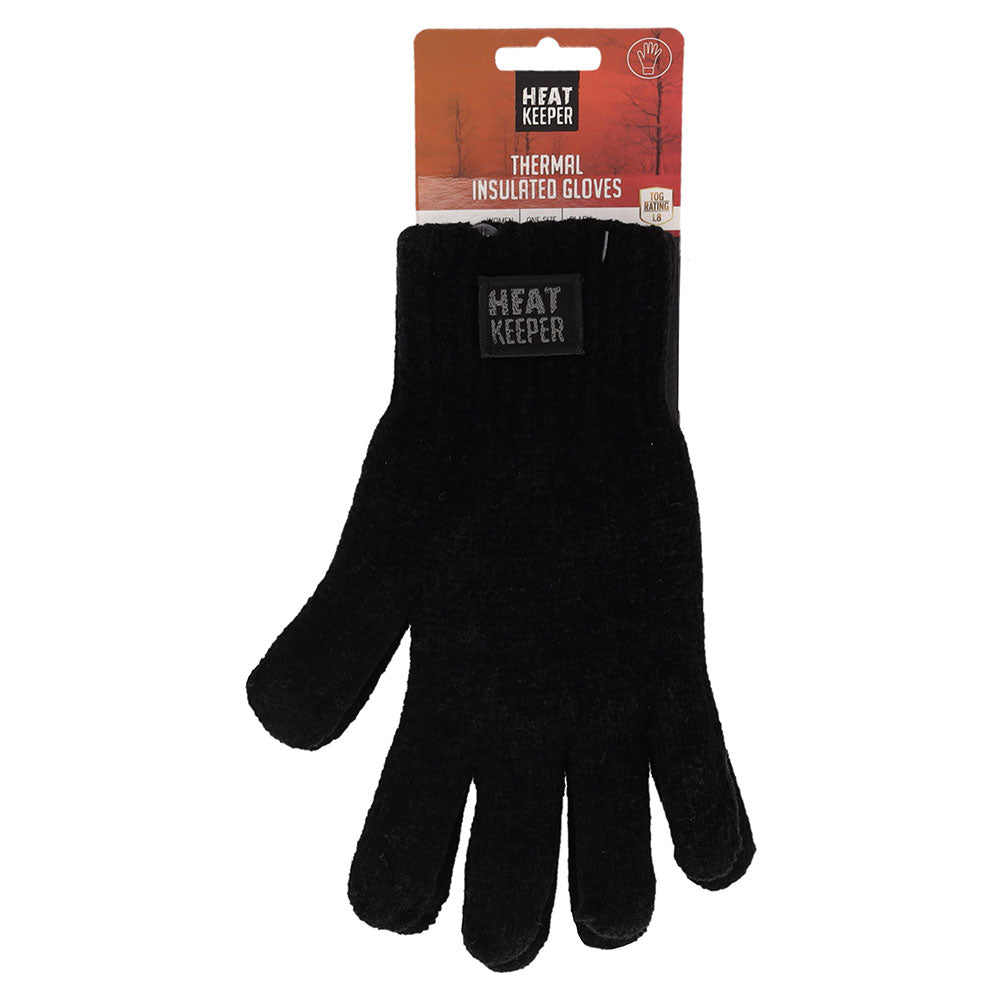 Gebreide thermo handschoenen dames - Chenille - One Size