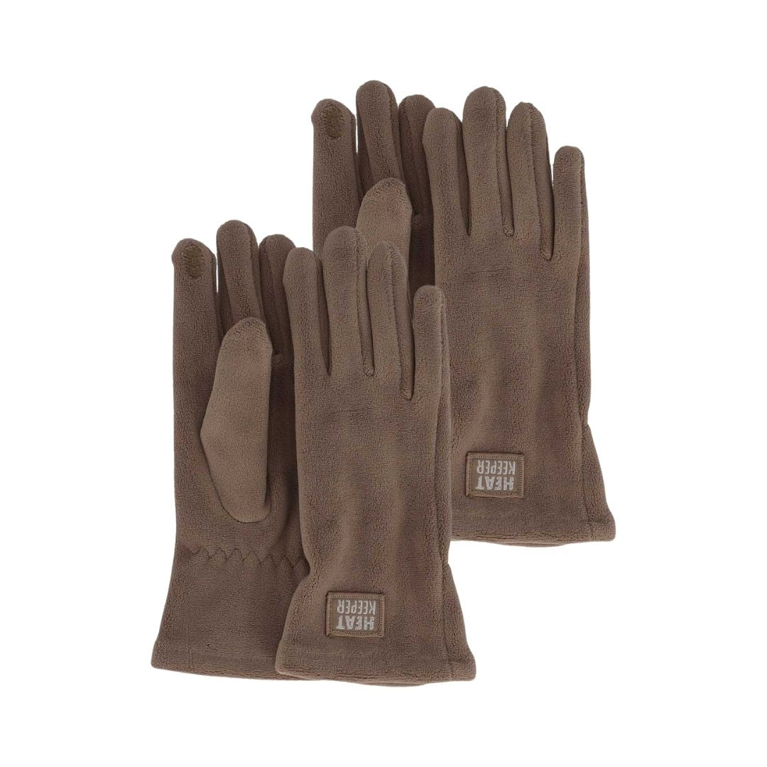 Thermohandschuhe aus Fleece – Damen – 2er-Pack