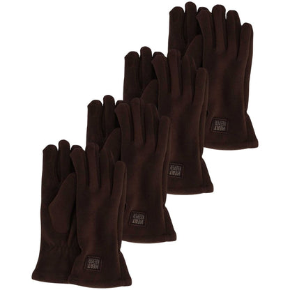 Thermohandschuhe aus Fleece – Damen – 4er-Pack