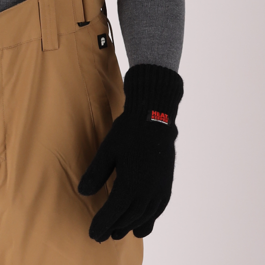 Mega thermo handschoenen heren - Zwart - 1-Paar