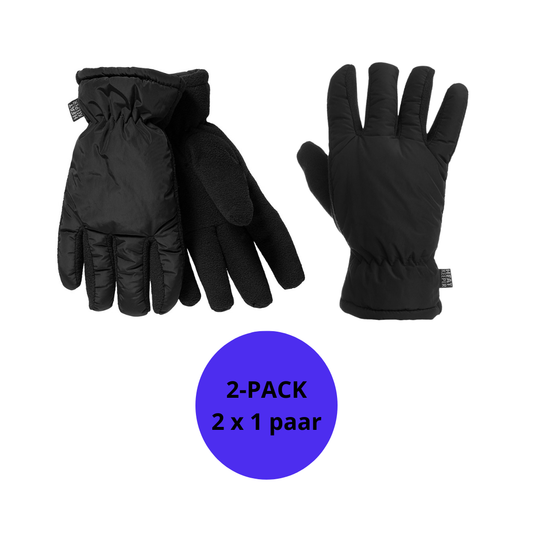 Gants Mega thermo homme - Noir - 1 paire