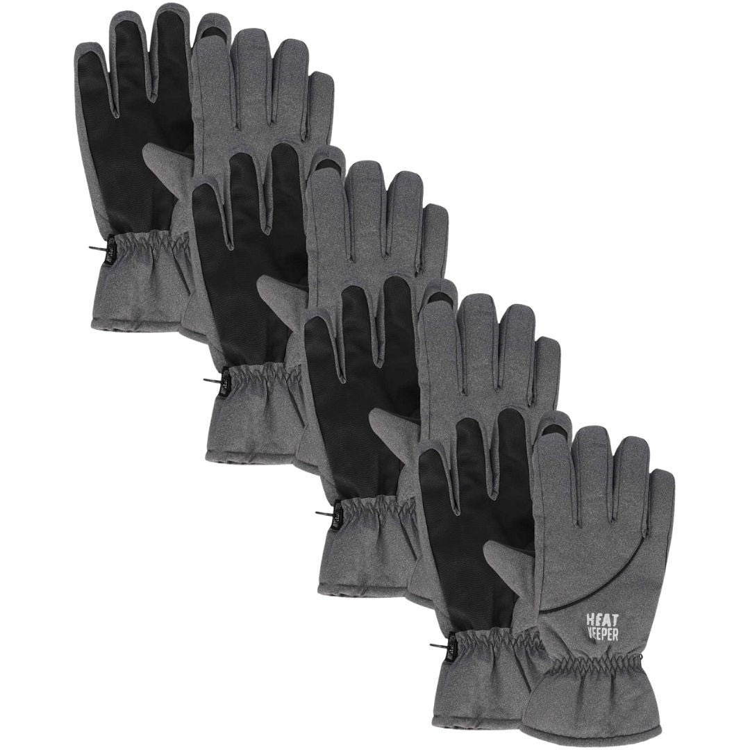 Ski handschoenen heren - 4-Paar - Voordeel