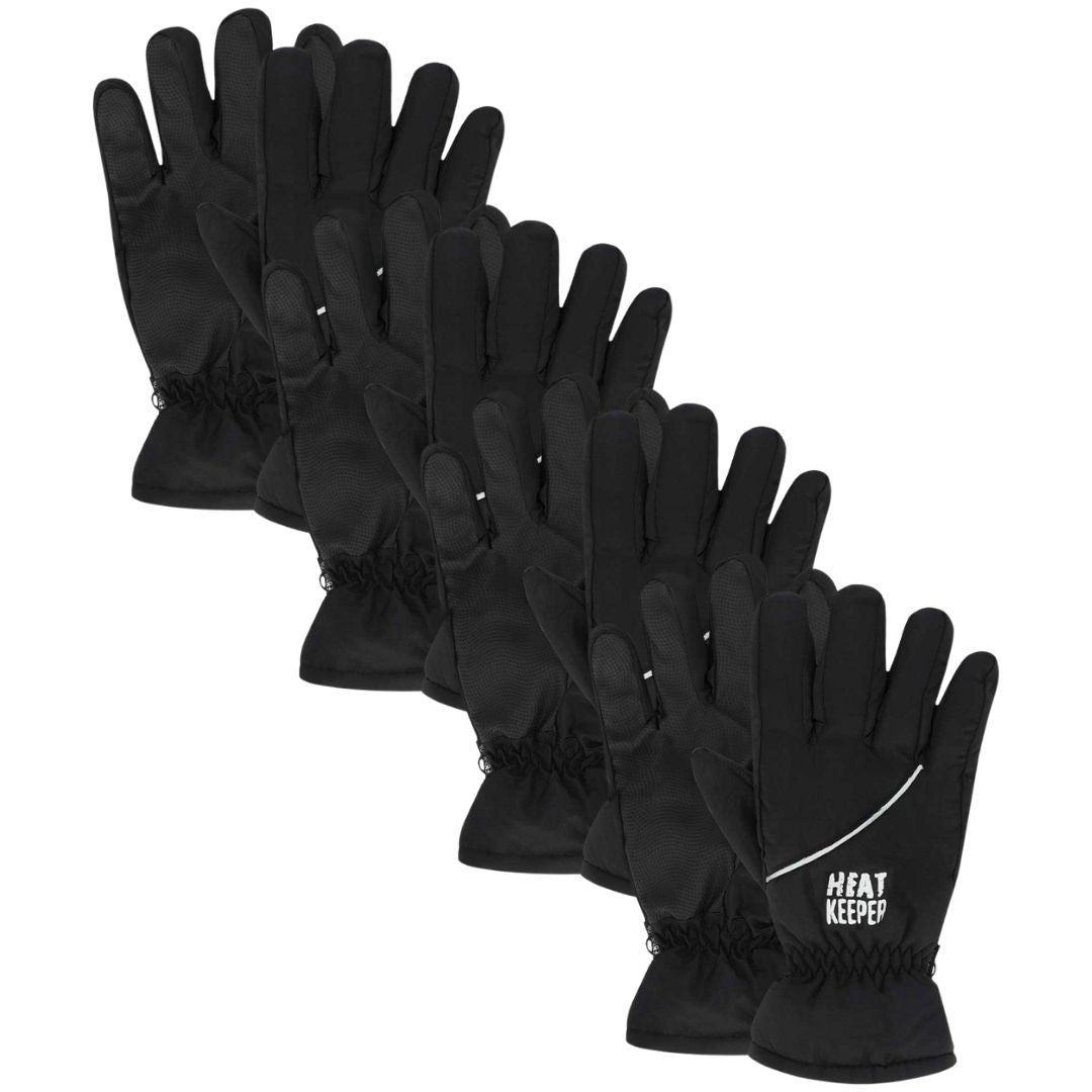Ski handschoenen heren - 4-Paar - Voordeel