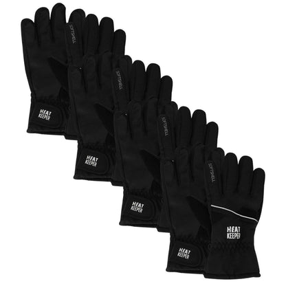 Skihandschuhe Damen (PRO) – Schwarz – 4 Paar – Advantage