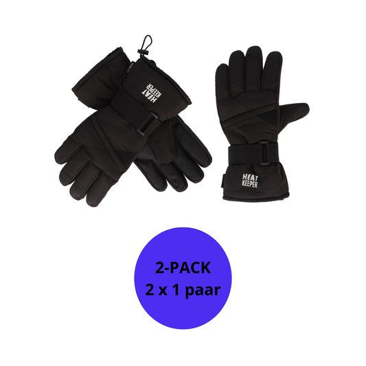 Gants de snowboard Pro - Unisexe - Noir - 1 paire