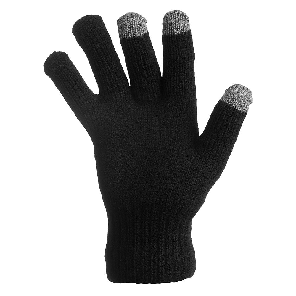 Thermo-Handschuhe Damen mit I-touch - Schwarz - Einheitsgröße - 1 Paar