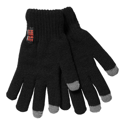 Gants thermo pour femmes avec I-touch - Noir - Taille unique - 1 paire