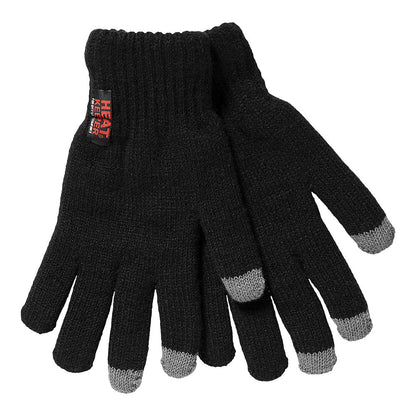 Thermo-Handschuhe Damen mit I-touch - Schwarz - Einheitsgröße - 1 Paar