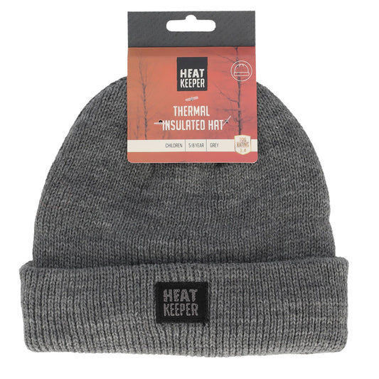 Thermo Muts Kind - Grijs - 5/8 Jaar - 1-Stuk