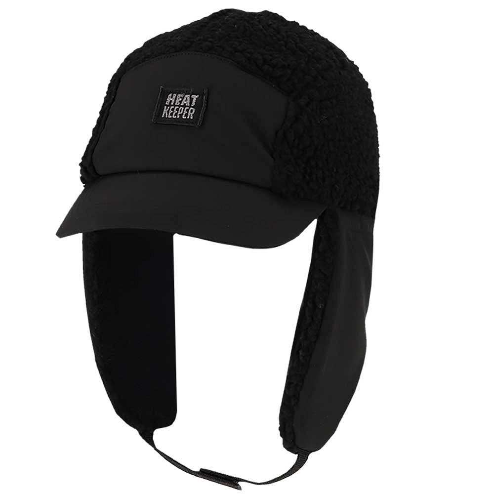 Thermo winterpet heren - Zwart