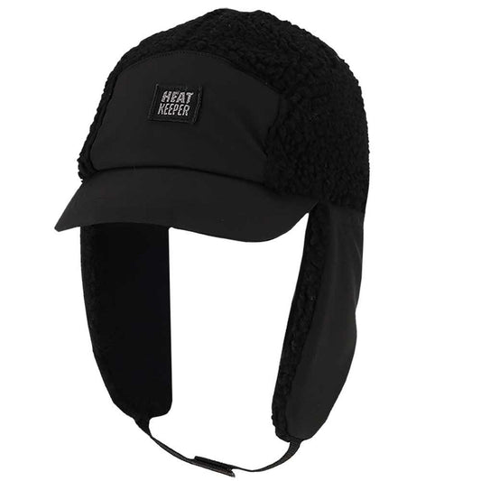 Thermo winterpet heren - Zwart
