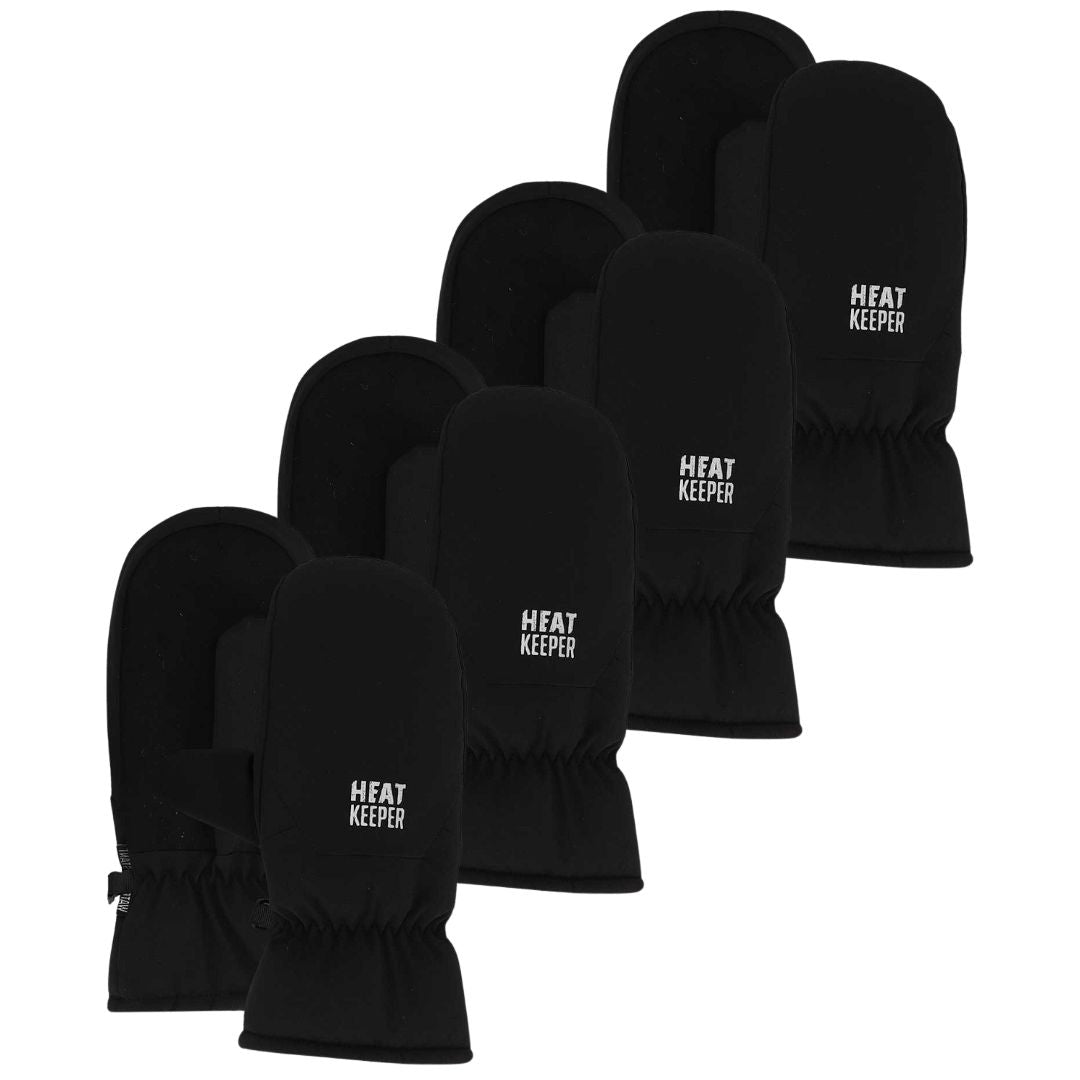 Thermo-Fäustlinge für Kinder – Fleece – 4er-Pack