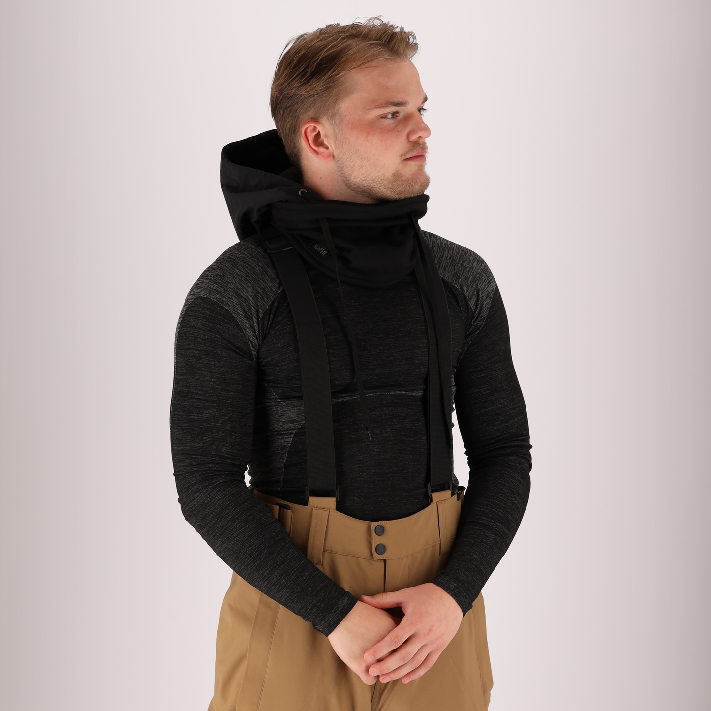 Thermo bivakmuts heren - Fleece - Zwart - 4-Stuks - Voordeel