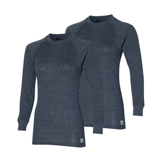 Ekouaer Set van 3 thermische shirts met lange mouwen voor dames, ronde hals, stretch getailleerd onderscrubs laagje T-shirt, XS-XXL, XXL Ekouaer Set van 3 thermische shirts met lange mouwen voor dames, ronde hals, stretch getailleerd onderscrubs laagje T-shirt, XS-XXL, XXL