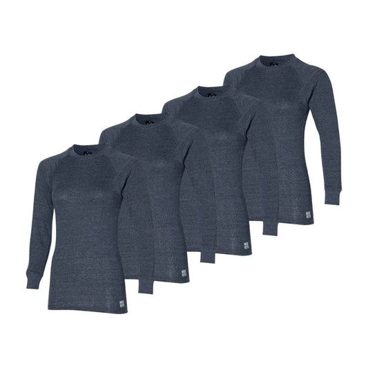 Thermoshirt Damen - Anthrazit - 4 Stück