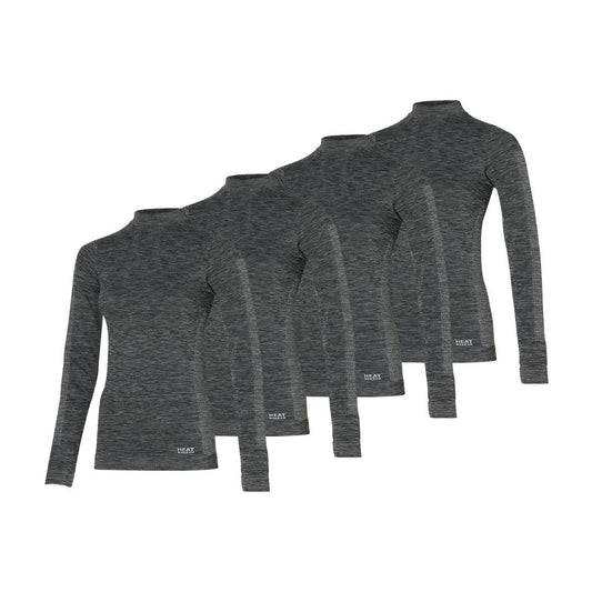 Thermoshirt Damen - Schwarz - 4 Stück