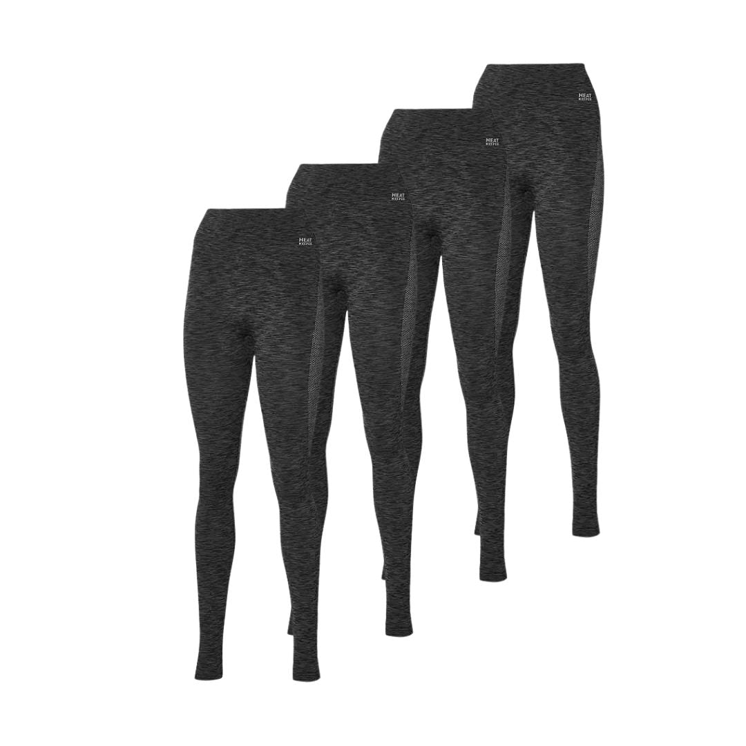 Thermolegging heren - Zwart - 4-Stuks