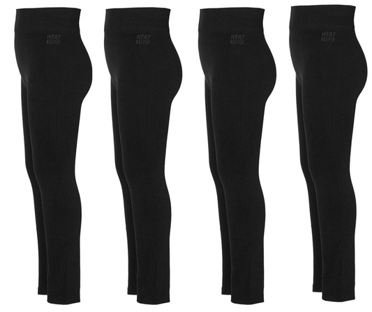 Thermolegging kind - Zwart - 4-Pack