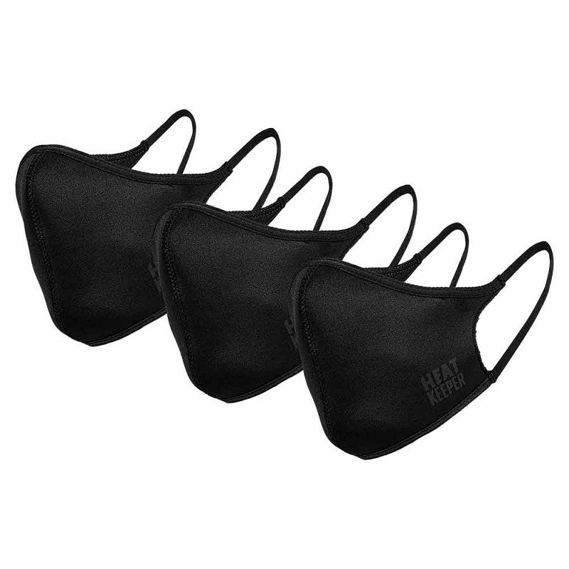 Masque buccal Thermo - Noir - 3 pièces