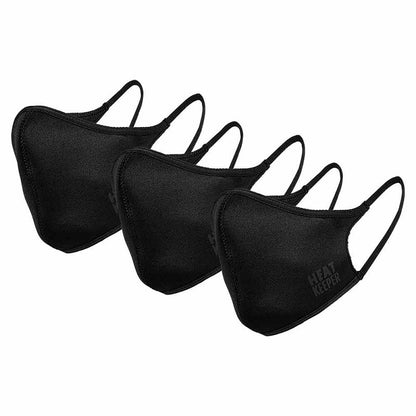 Masque buccal Thermo - Noir - 3 pièces