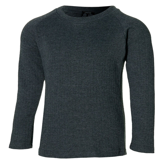 Thermo broek/shirt kinderen - Set - Unisex - Antraciet
