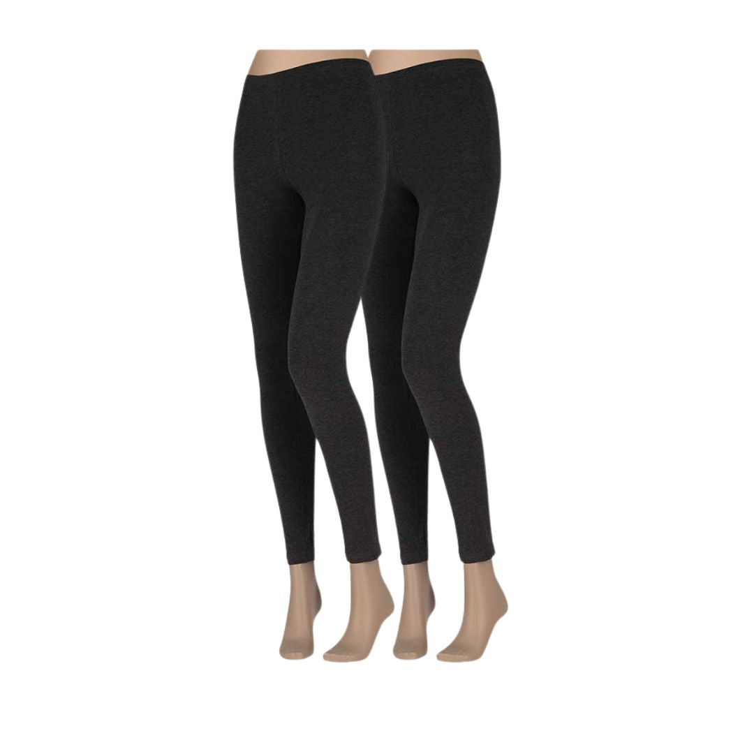 Leggings Damen – Baumwolle – 2er-Pack