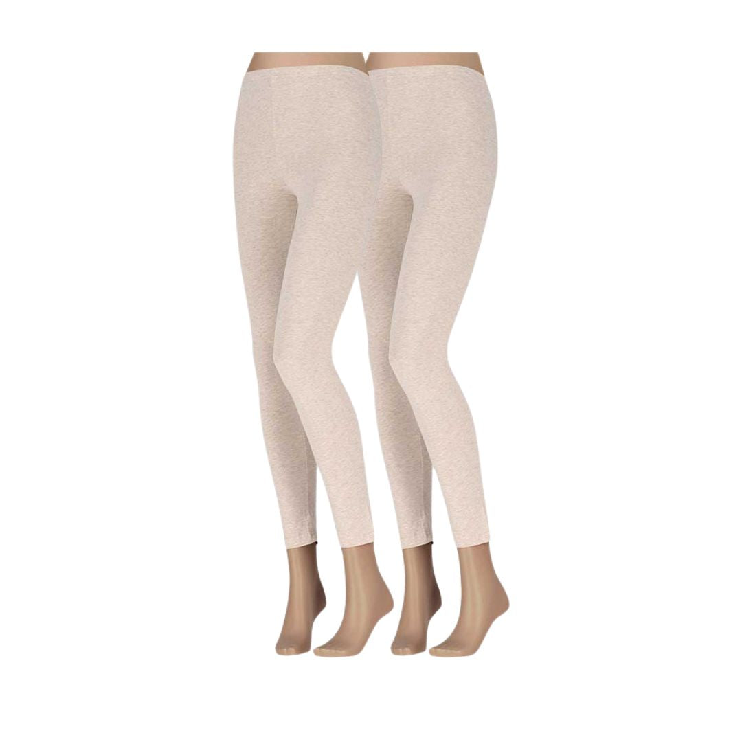 Leggings Damen – Baumwolle – 2er-Pack