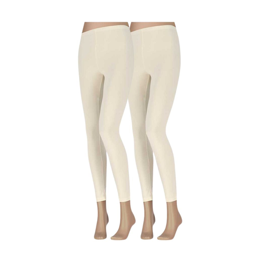 Leggings Damen – Baumwolle – 2er-Pack