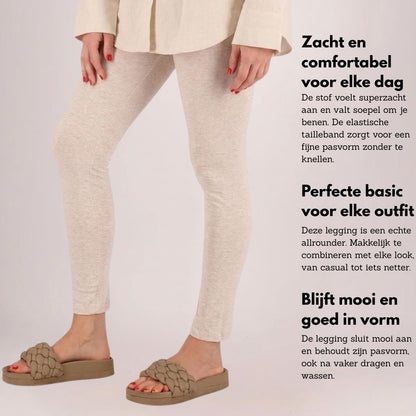 Leggings Damen – Baumwolle – 4er-Pack