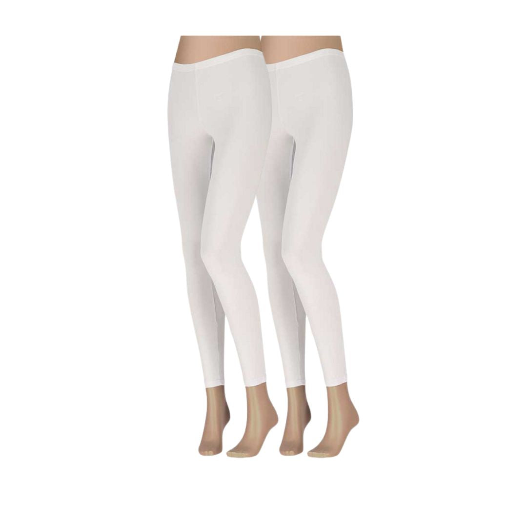 Leggings Damen – Baumwolle – 2er-Pack